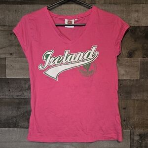 ireland celtic nation pink baby tee